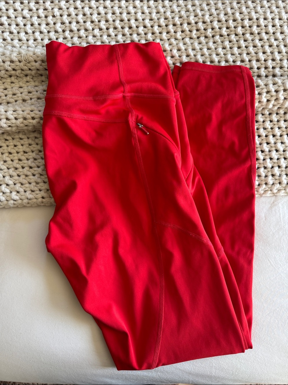 Athleta Women’s Bright Red Performance Leggings